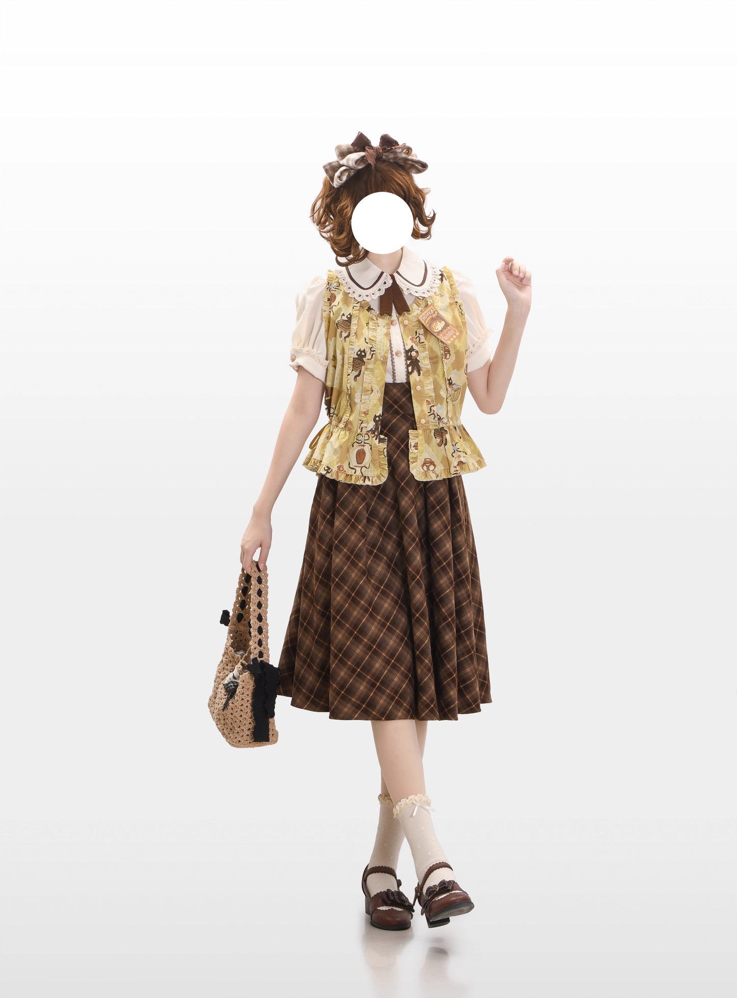 Cat Afternoon Tea ノースリーブトップス【FrogicStudio】