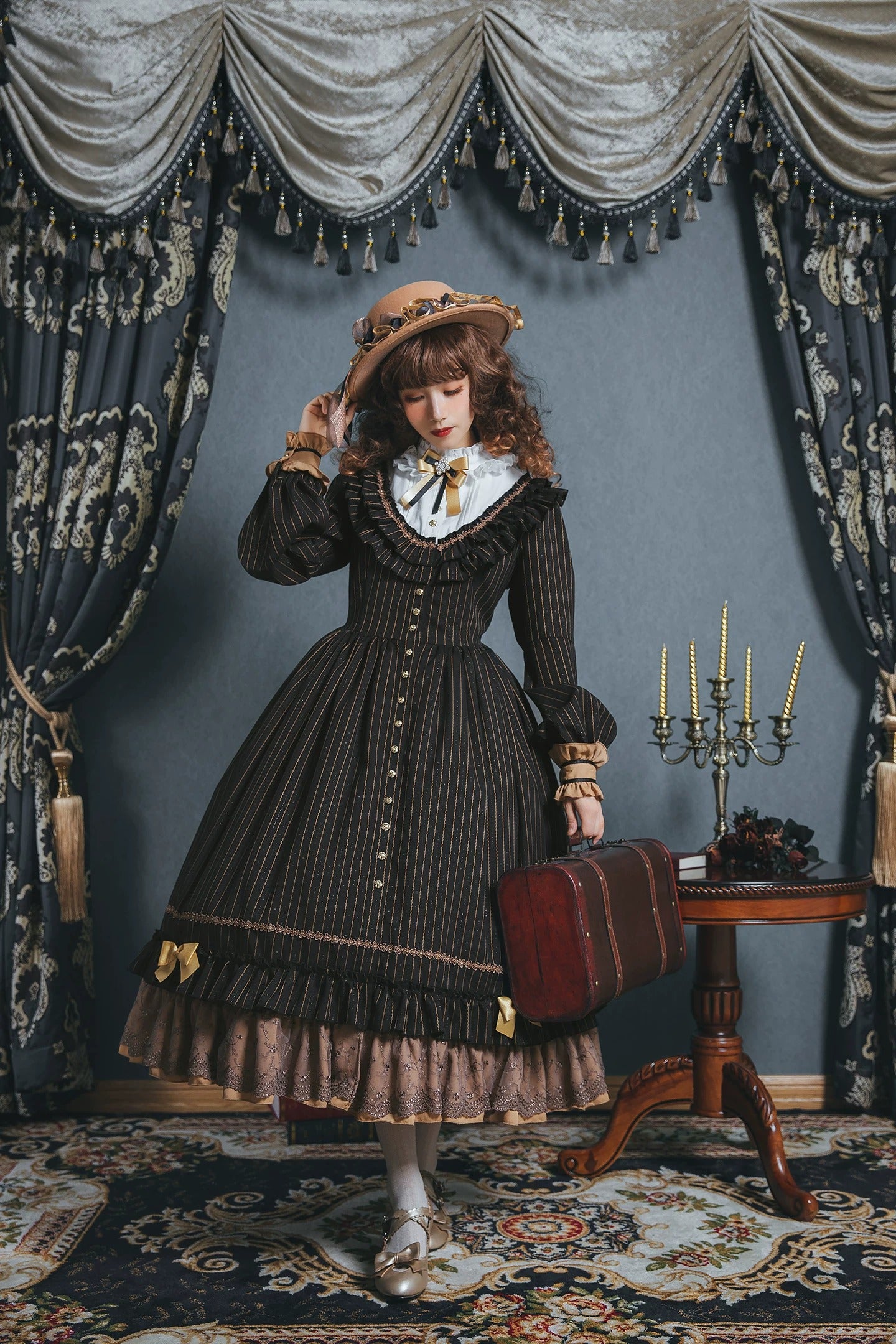 【受注予約~9/6】フィレンツェの旅人 ワンピース・ハットセット【Fantastic Wind】