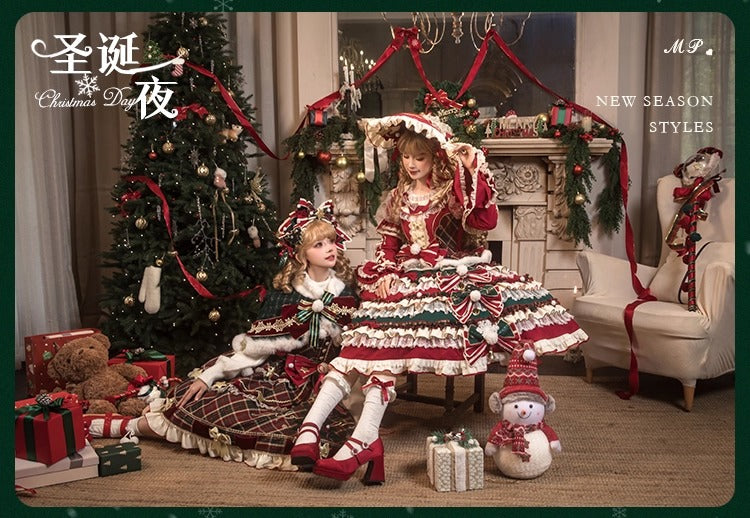 【受注予約~10/28】Christmas Eve ワンピース・ジャンパースカート【花与珍珠匣】