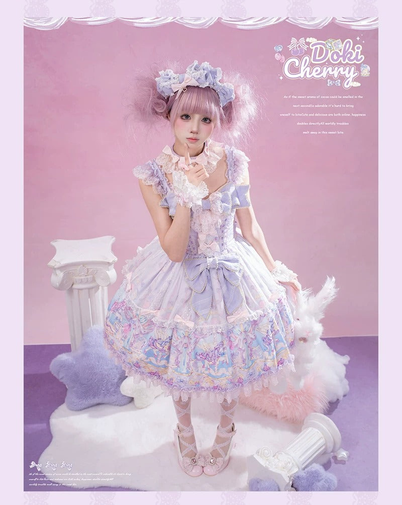 【受注予約~10/29】Paradise Carnival ワンピース・カチューシャセット【Doki Cherry】