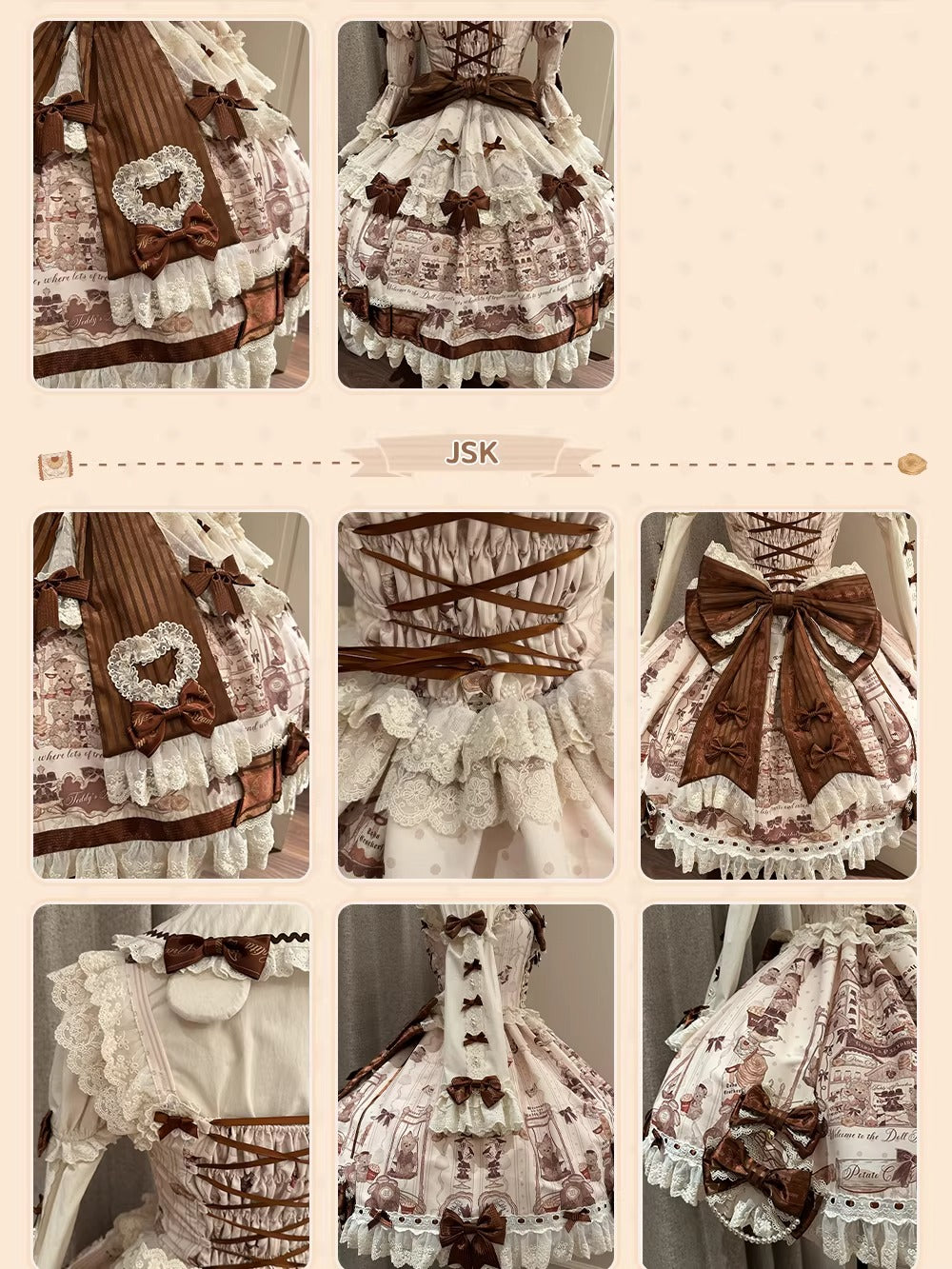 【受注予約~1/22】Bear Workshop ワンピース・ジャンパースカート・ブラウス【Dream Lolita】