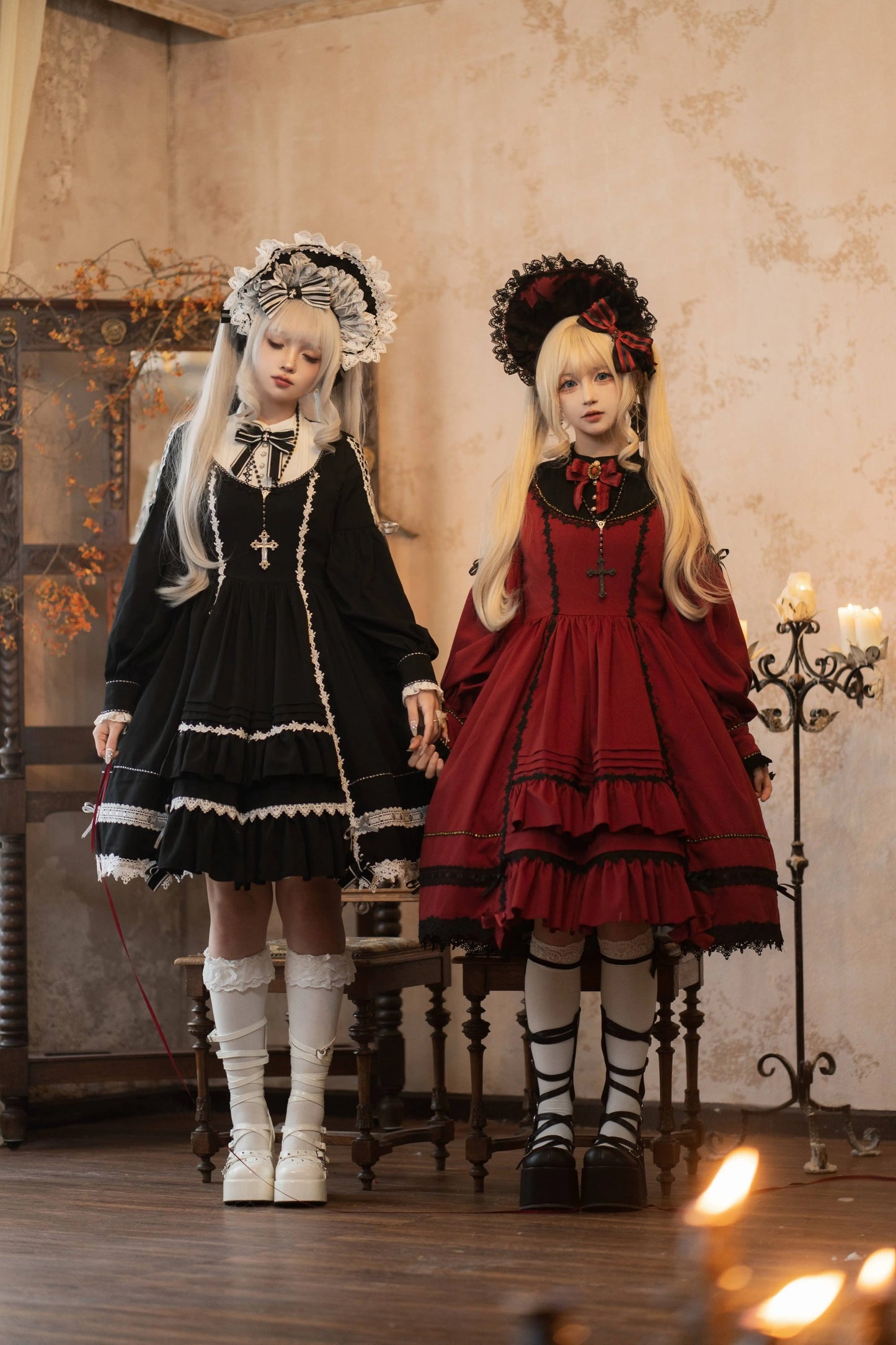 【受注予約~10/16】Dolls Night ワンピース【Flower Banquet】