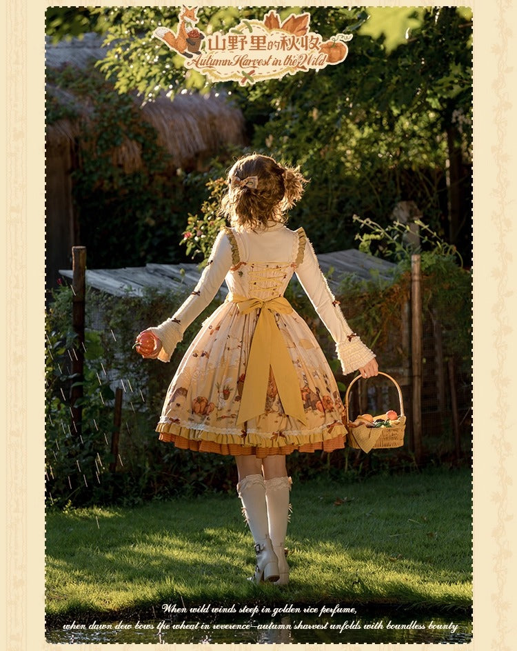 【受注予約~10/2】Autumn Harvest in the Hill ブラウス【花与珍珠匣】