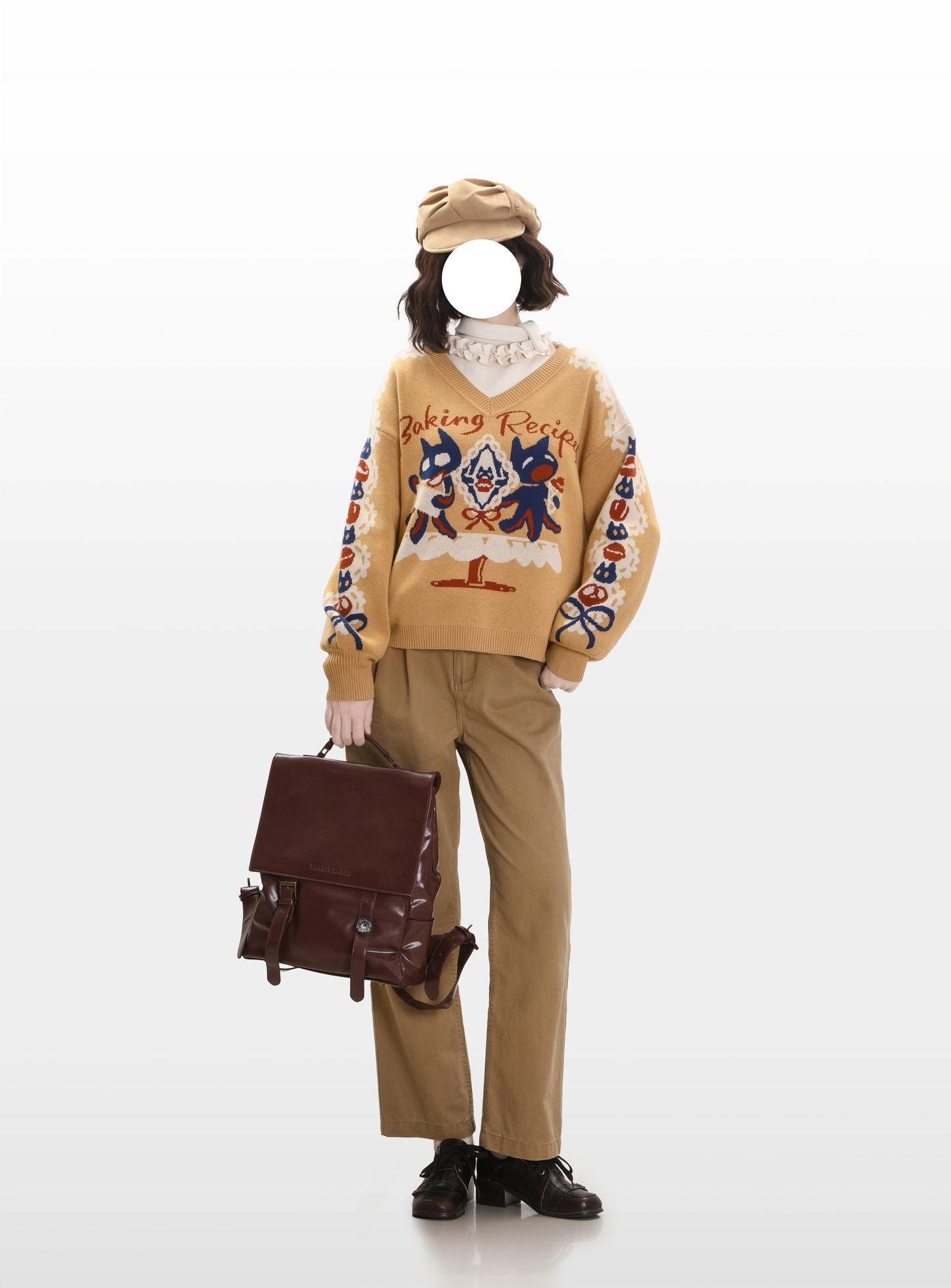 Cat Afternoon Tea ニット・トップス【FrogicStudio】