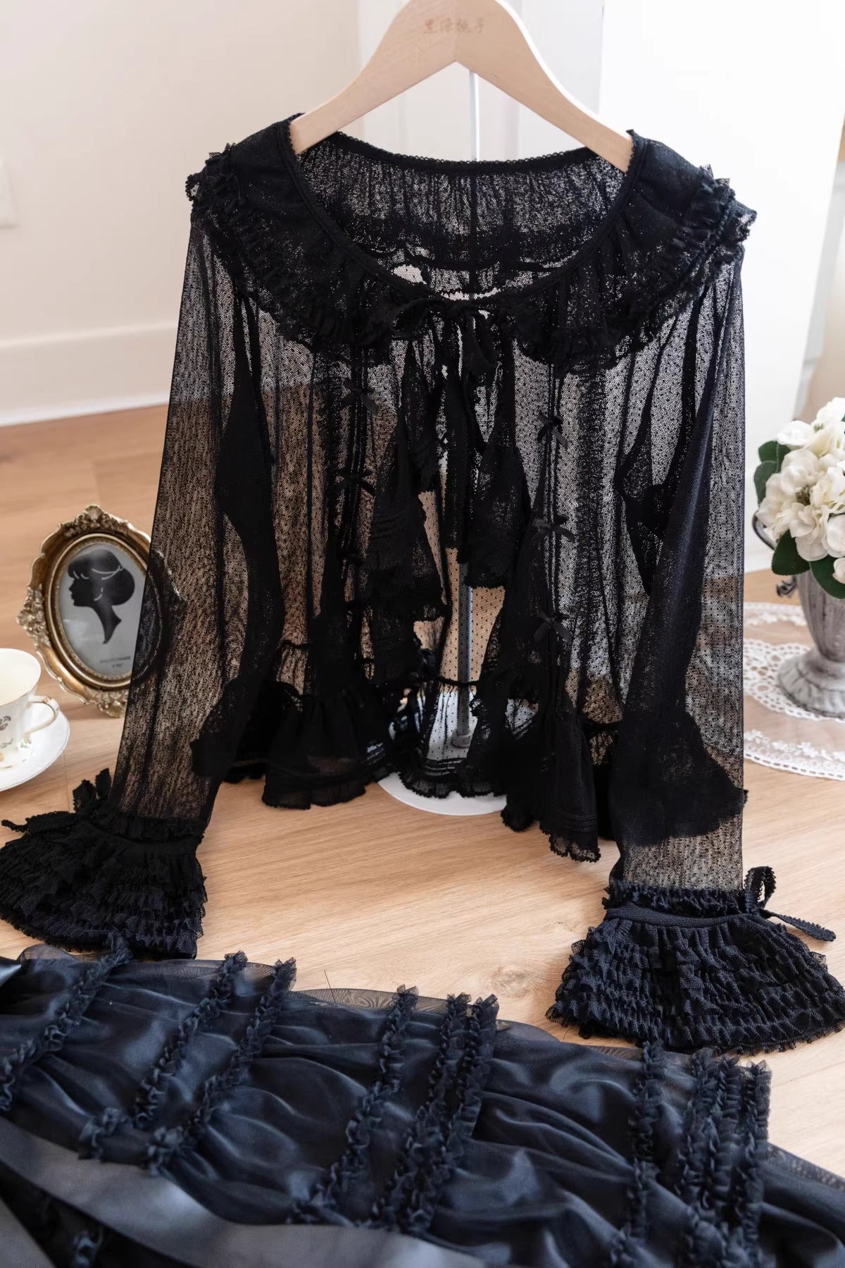 【受注予約~12/24】Lillian's Summer カーディガン(長袖)【Spring Flower Language】