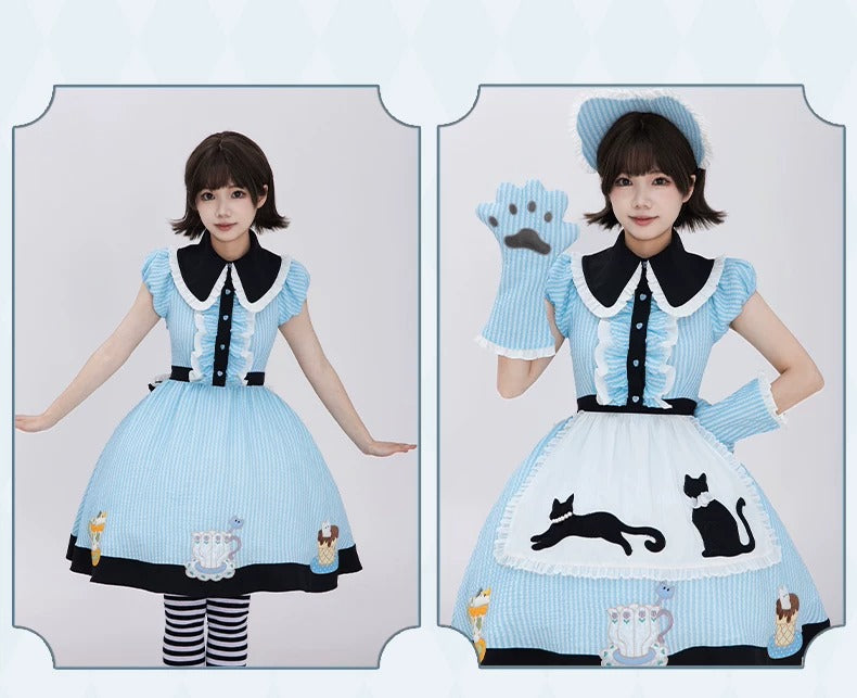【受注予約~8/18】Teacup Kitty ワンピース・フルセット【包子猪】