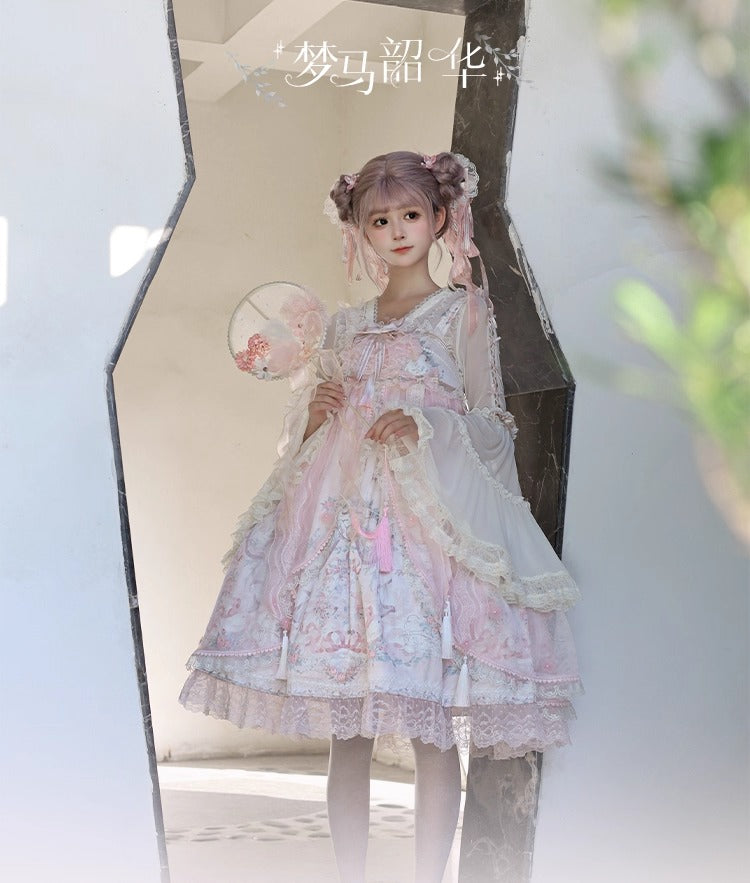 [Pre-orders open until March 18th] Carousel Bloom Dress [Dream Lolita]