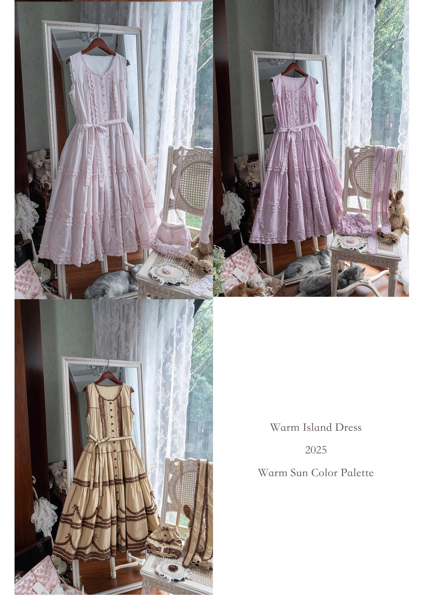 [Vorbestellungen bis 24. September] Warm Sun Palette Jumper Skirt (Typ 2) Lange Länge [Warm Sun Western Clothing]