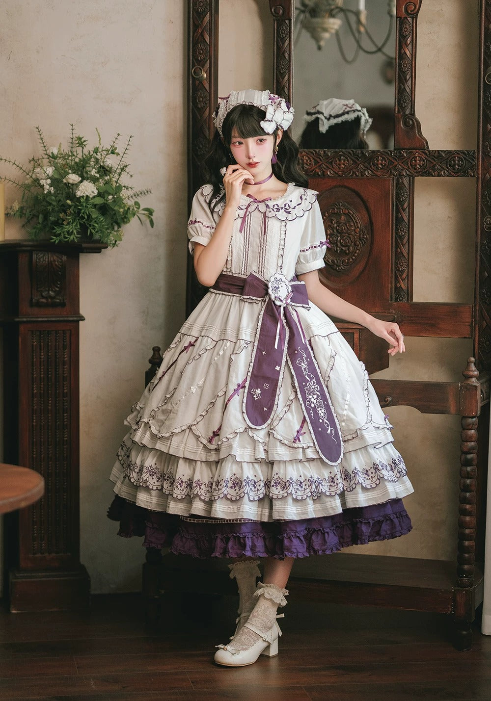 【受注予約~7/23】Orchard of the Four Seasons スカート【Miss Point】