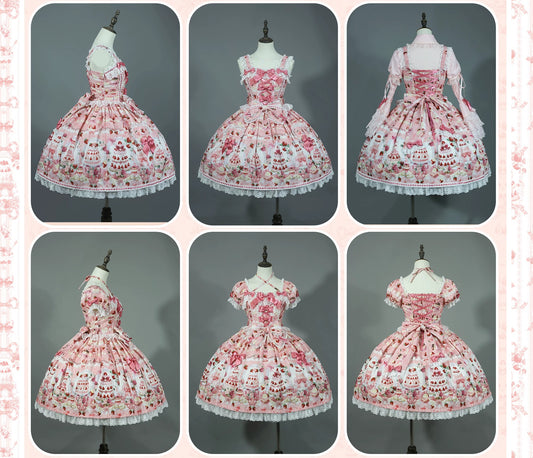 【受注予約~9/28】イチゴと花束 3.0 ブラウス【Antique Doll】