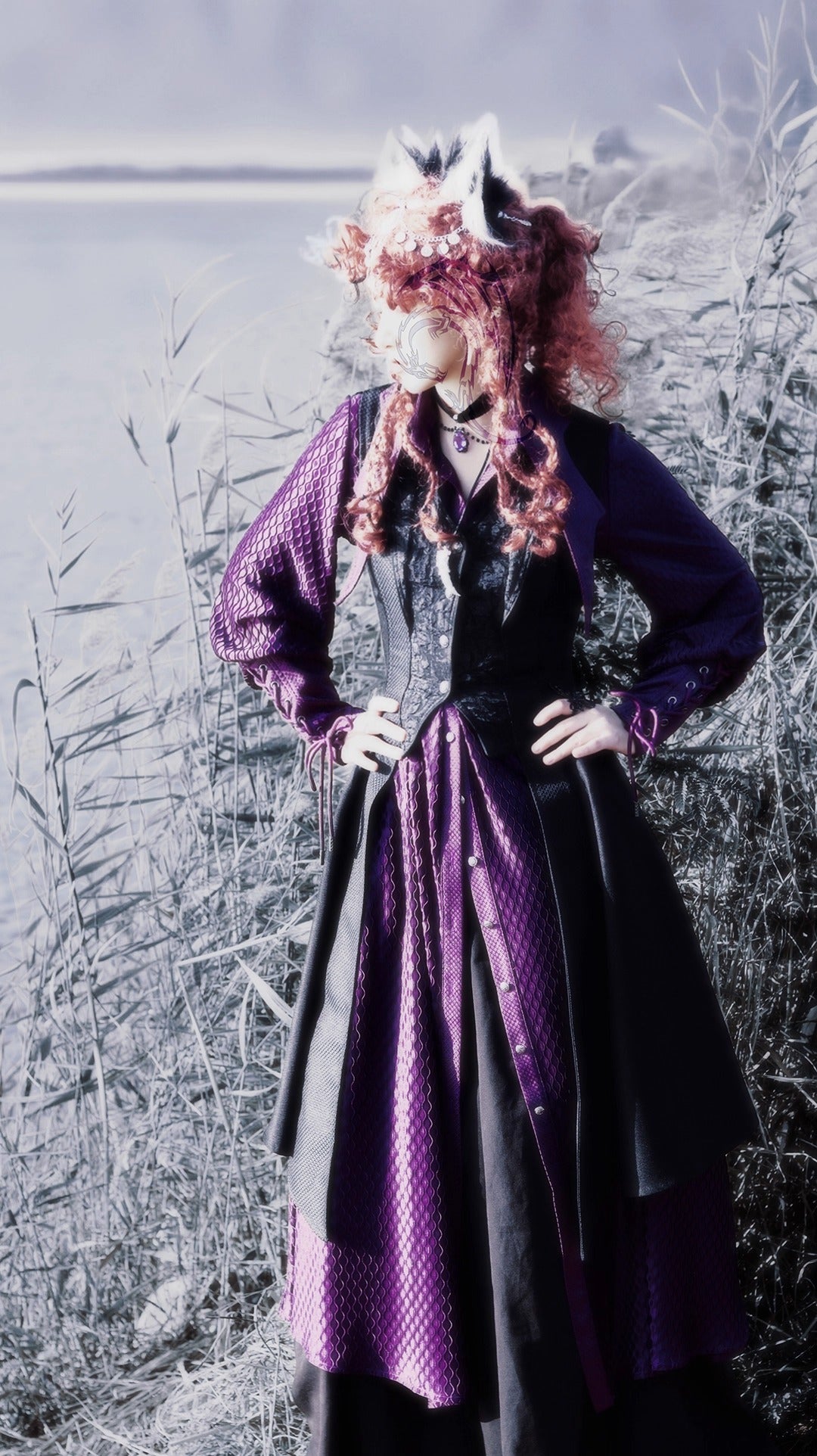 【受注予約~10/16】Twin Dragon ロングブラウス【麋鹿】