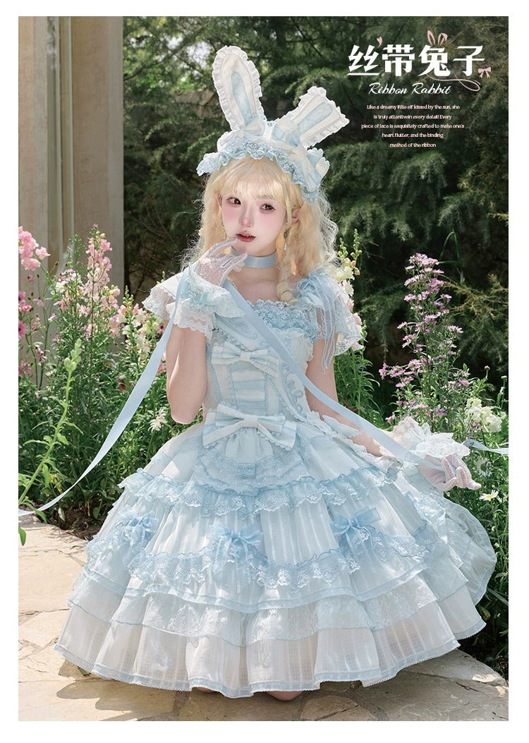【受注予約~6/16】Ribbon Bunny フルセット【Lineball Cat】