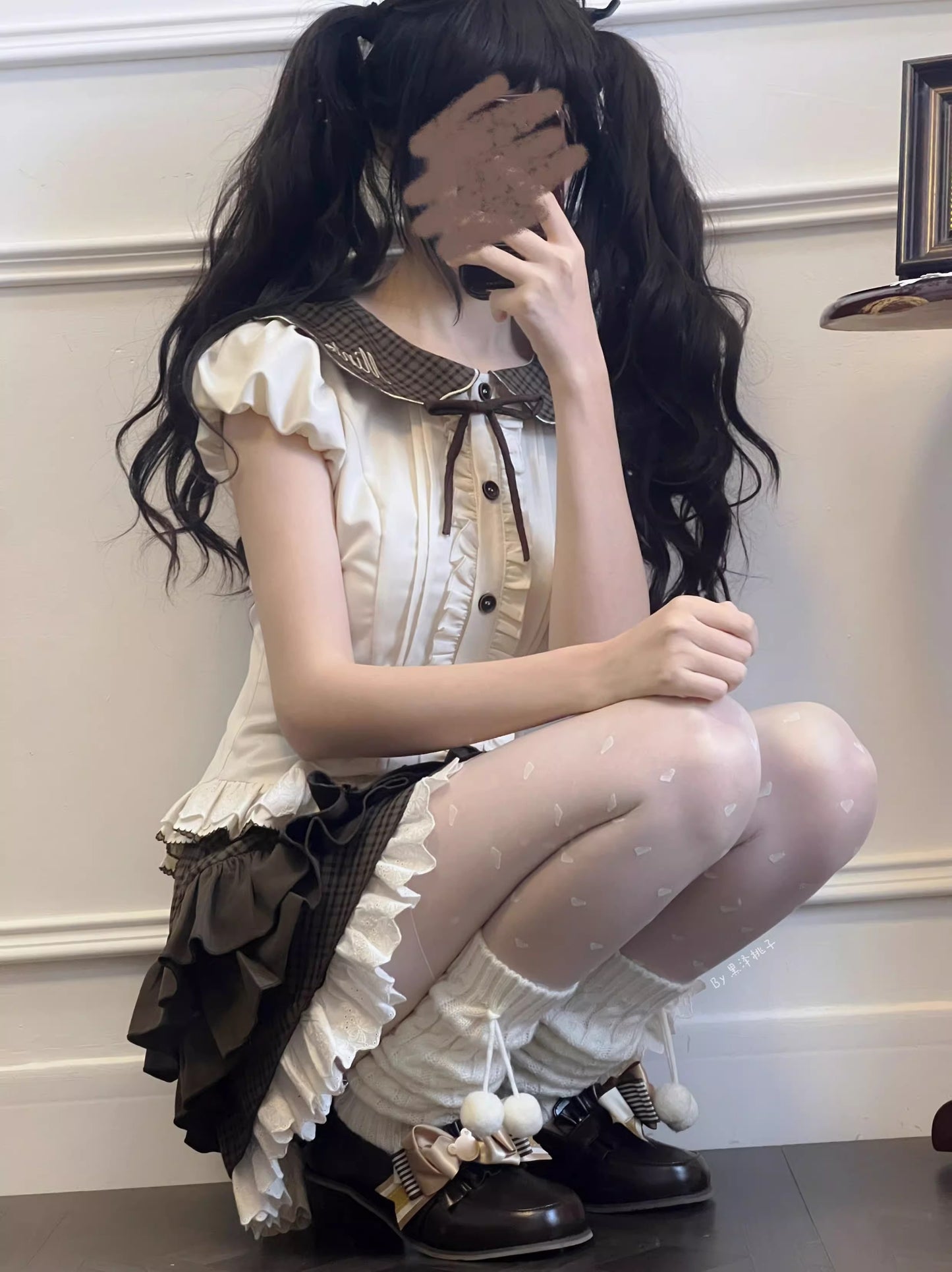 チョコレート ブラウス・スカート【甜蜜梦境】