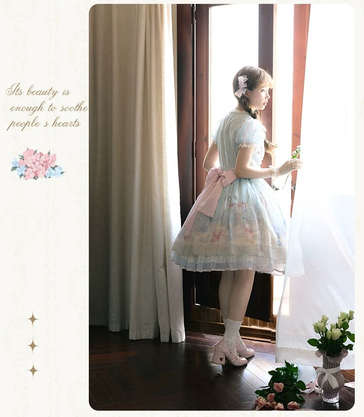 【受注予約~4/29】Fenton Curio Cabinet ワンピース・ジャンパースカート・エプロン【花与珍珠匣】