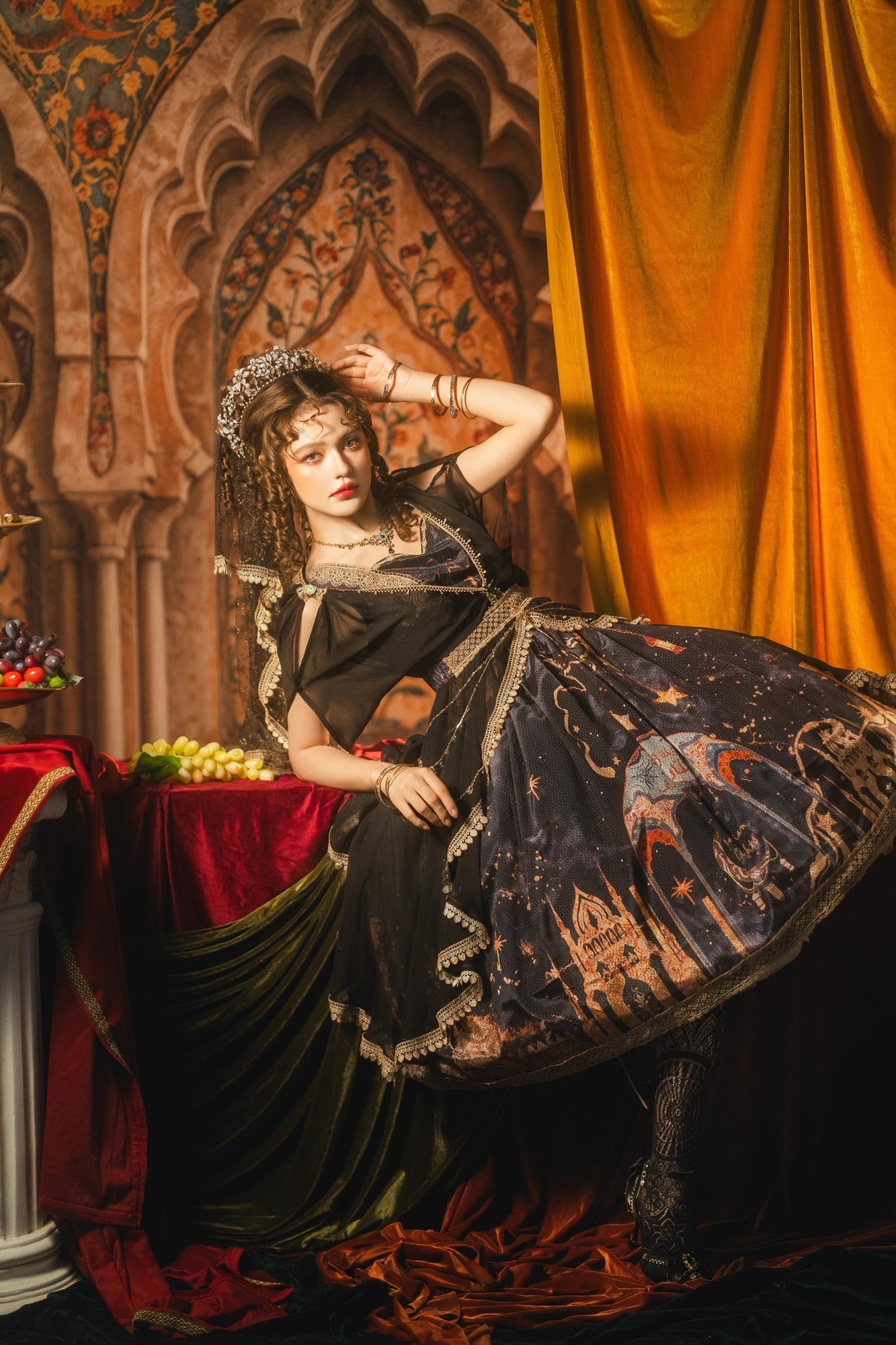 【受注予約~12/11】Stars ジャンパースカート【FaeriesDaffodil】