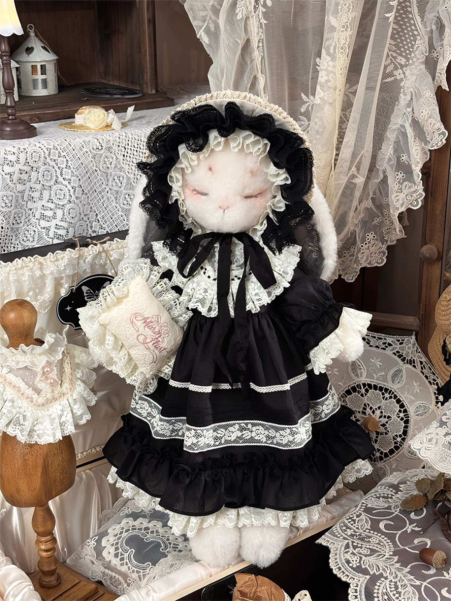 【受注予約~5/27】Sloth うさぎのぬいぐるみバッグ・お洋服つきフルセット【MarinFlust】