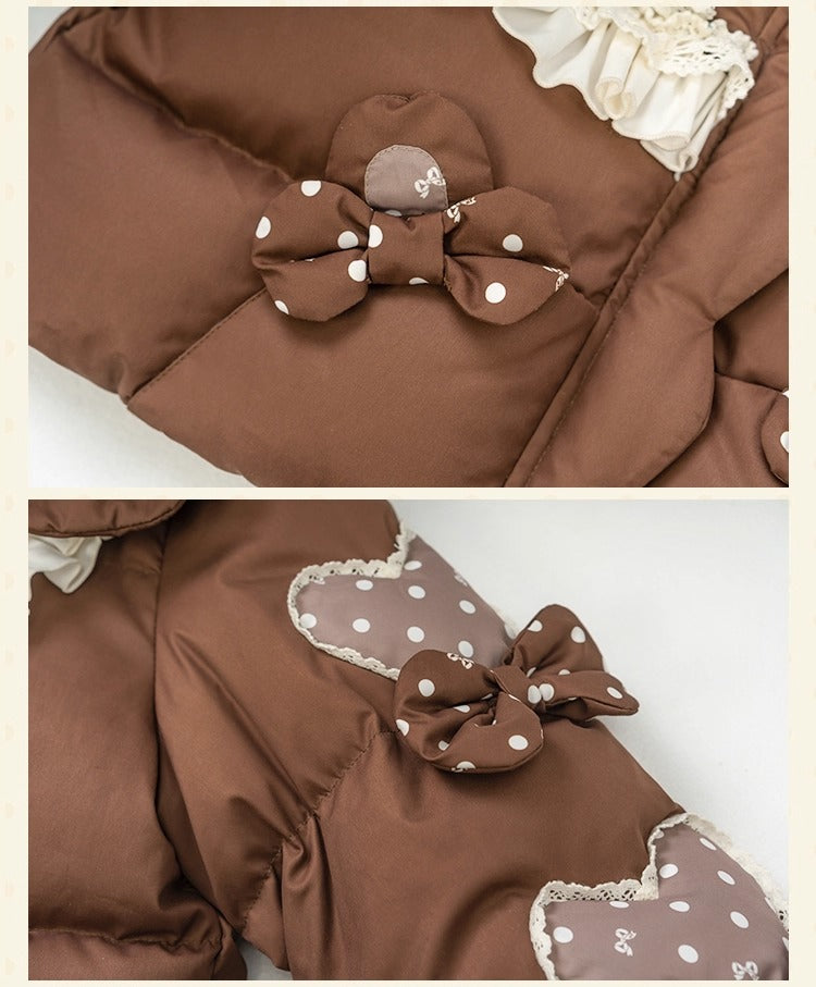 【受注予約~11/12】Winter Rabbit ショートダウンコート【花与珍珠匣】