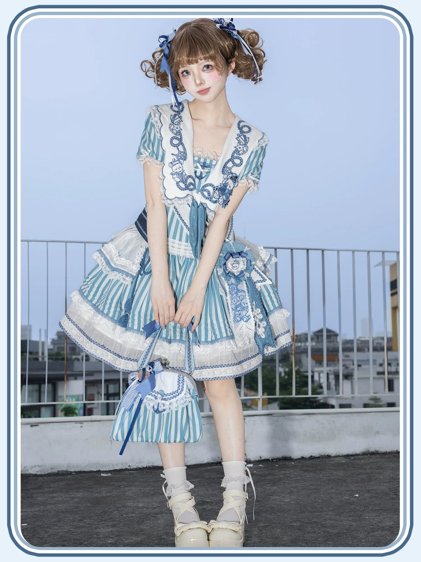 【受注予約~6/28】Antique Sailor Bear アクセサリー【双生小熊】