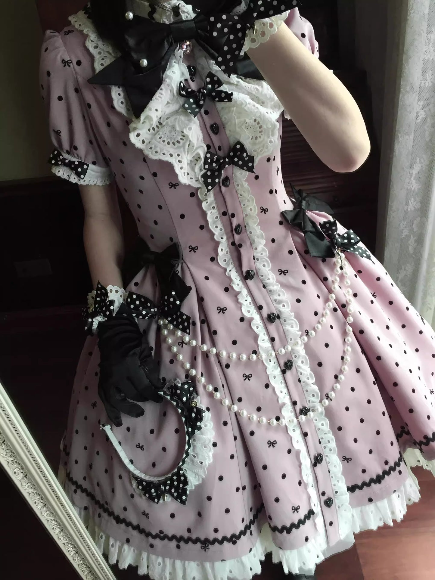 【受注予約~11/20】Ribbondoll ワンピース【Cutey Mask】