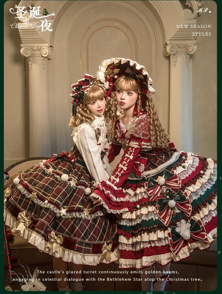 【受注予約~10/28】Christmas Eve ワンピース・ジャンパースカート【花与珍珠匣】