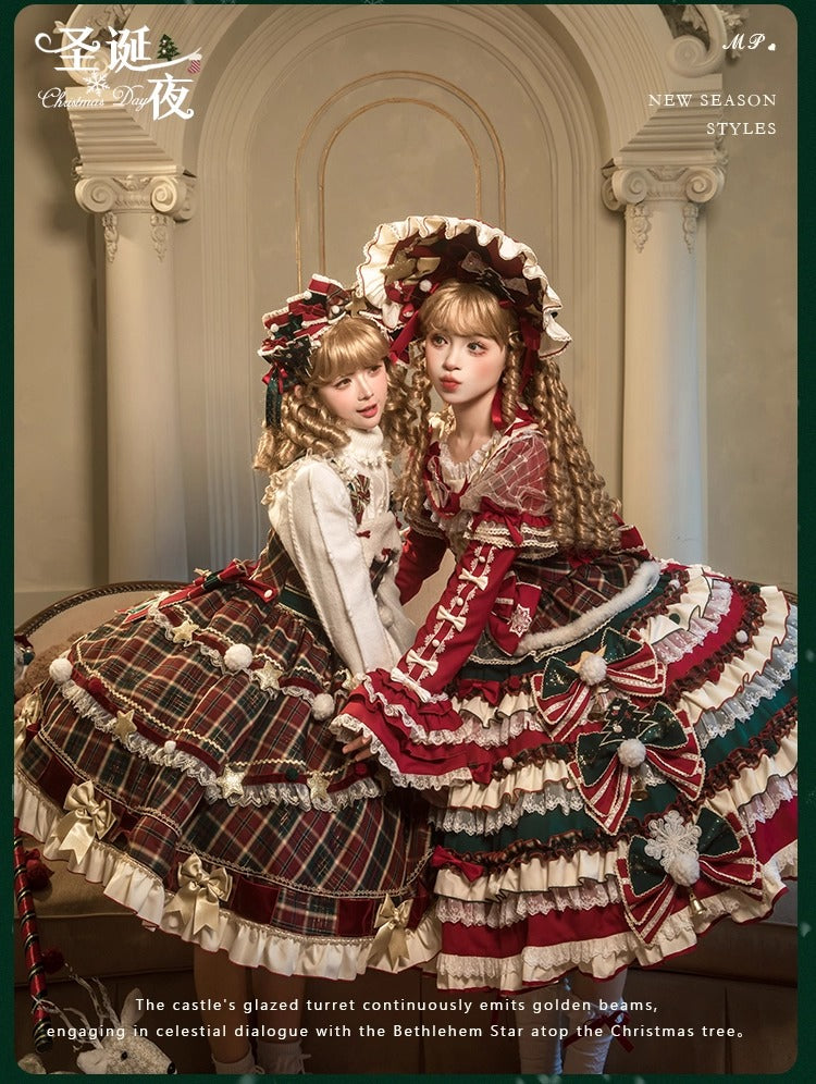 【受注予約~10/28】Christmas Eve ワンピース・ジャンパースカート【花与珍珠匣】