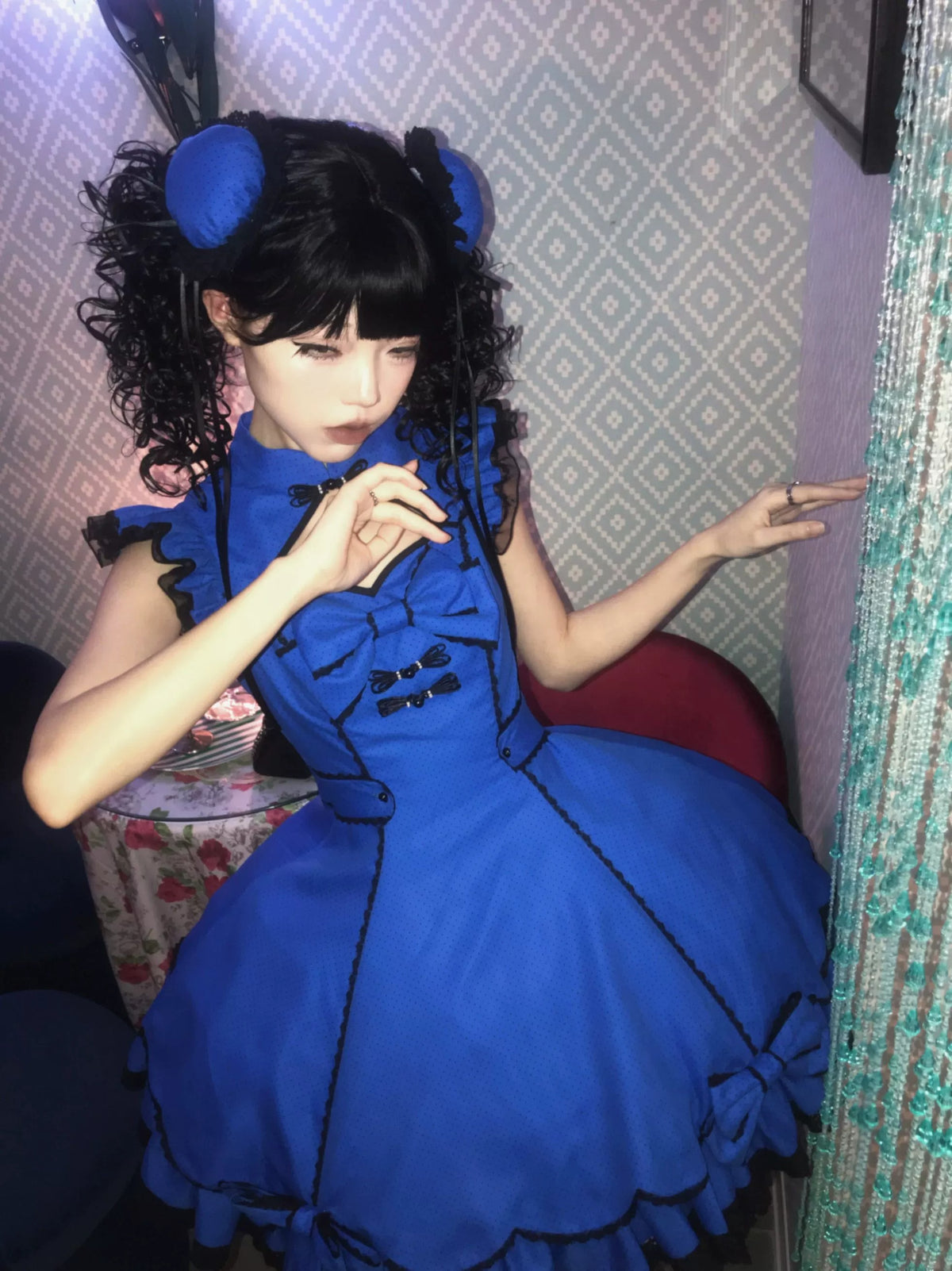 【受注予約~10/6】Cinnabar Decree ワンピース・お団子セット【Sugar Cookies】