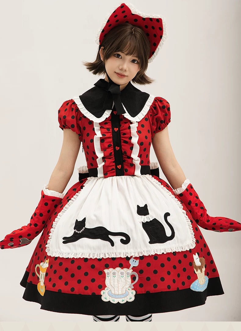 【受注予約~8/18】Teacup Kitty ワンピース・フルセット【包子猪】