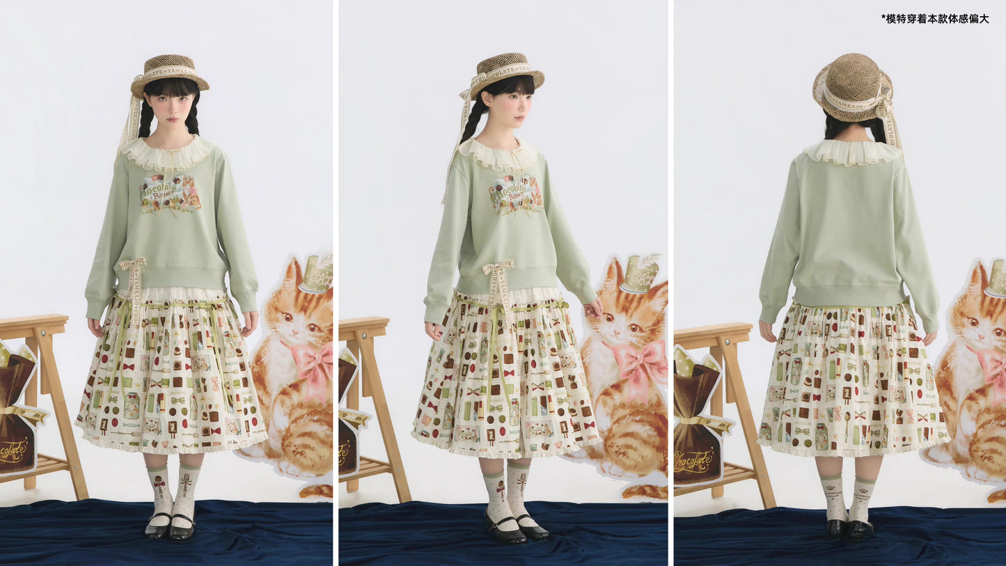 【受注予約~2/26】Chocolate ワンピース・トレーナー【YAMKAJO】