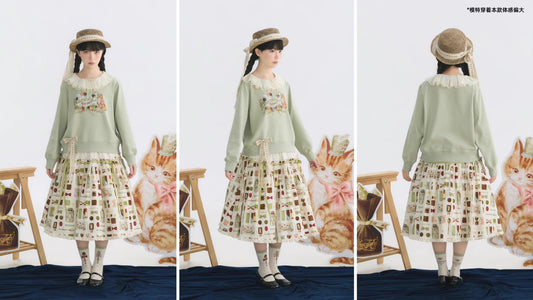 【受注予約~2/26】Chocolate スカート【YAMKAJO】