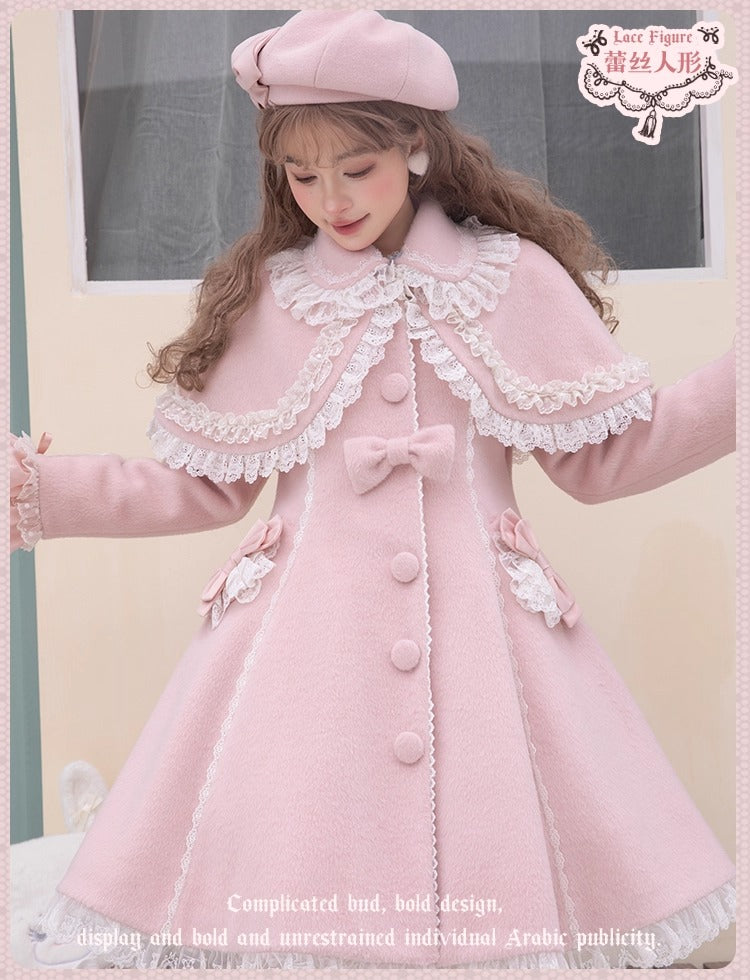 【受注予約~12/23】Race Doll ケープ・コート【花与珍珠匣】