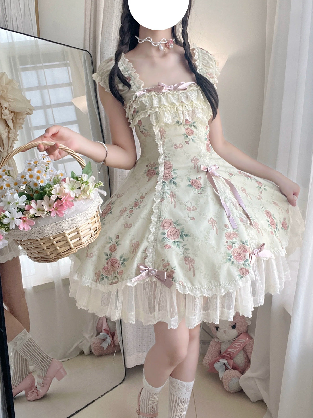 Pearls & Roses ワンピース【千木】