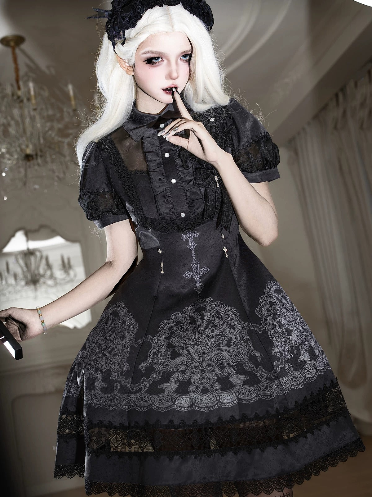 LACE LILY ワンピース【未知星辰的来信】