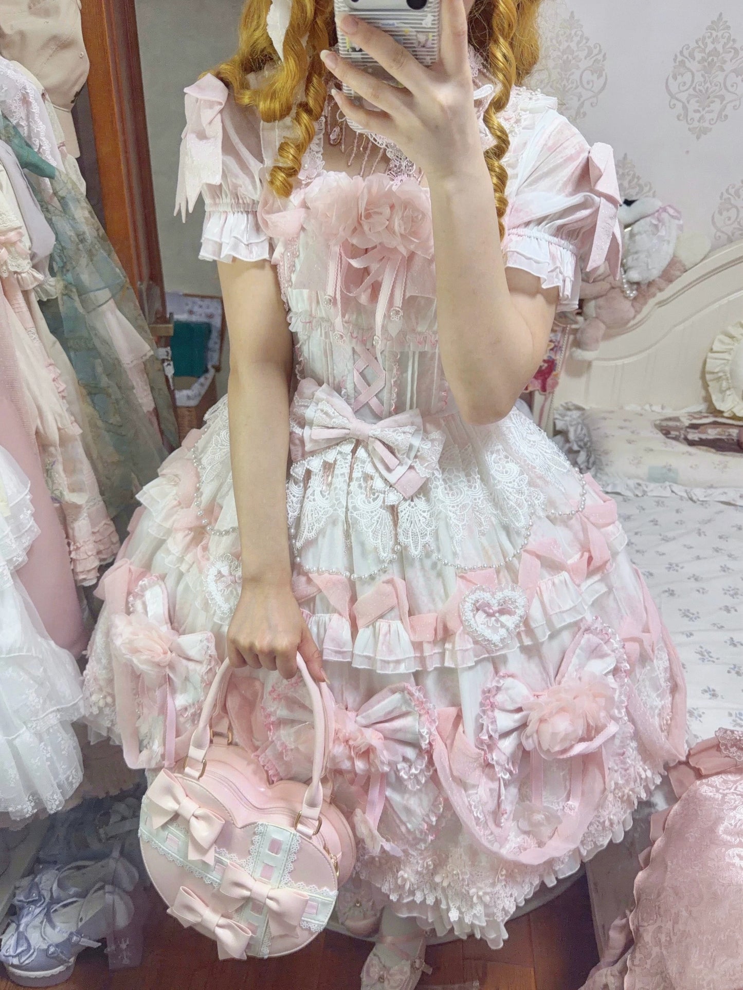 【受注予約~6/23】Flower Mirror Doll 2.0 ワンピース【sedef】