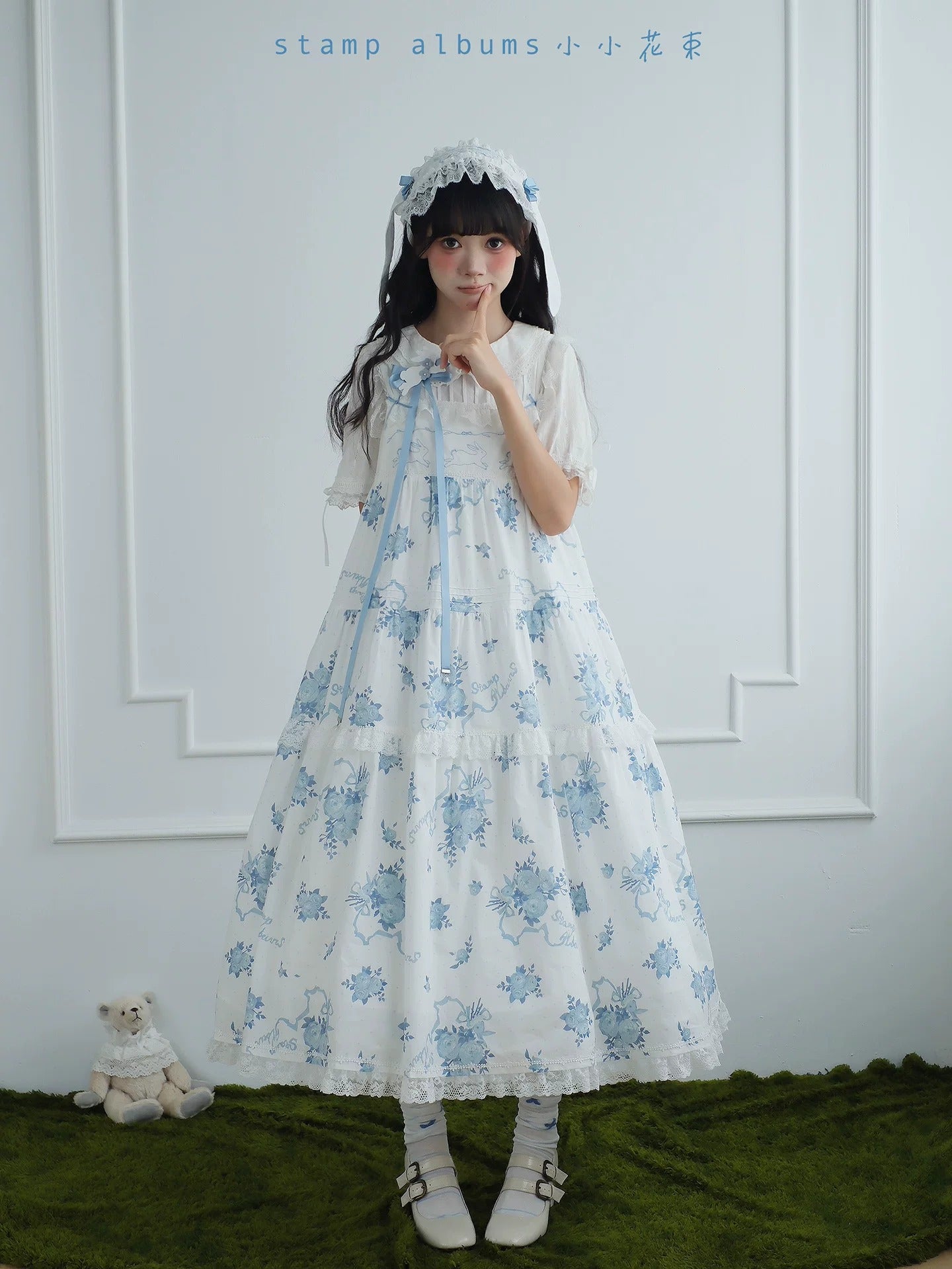 【受注予約~7/2】Petit Bouquet ワンピース・ジャンパースカート【Stamp Albums】