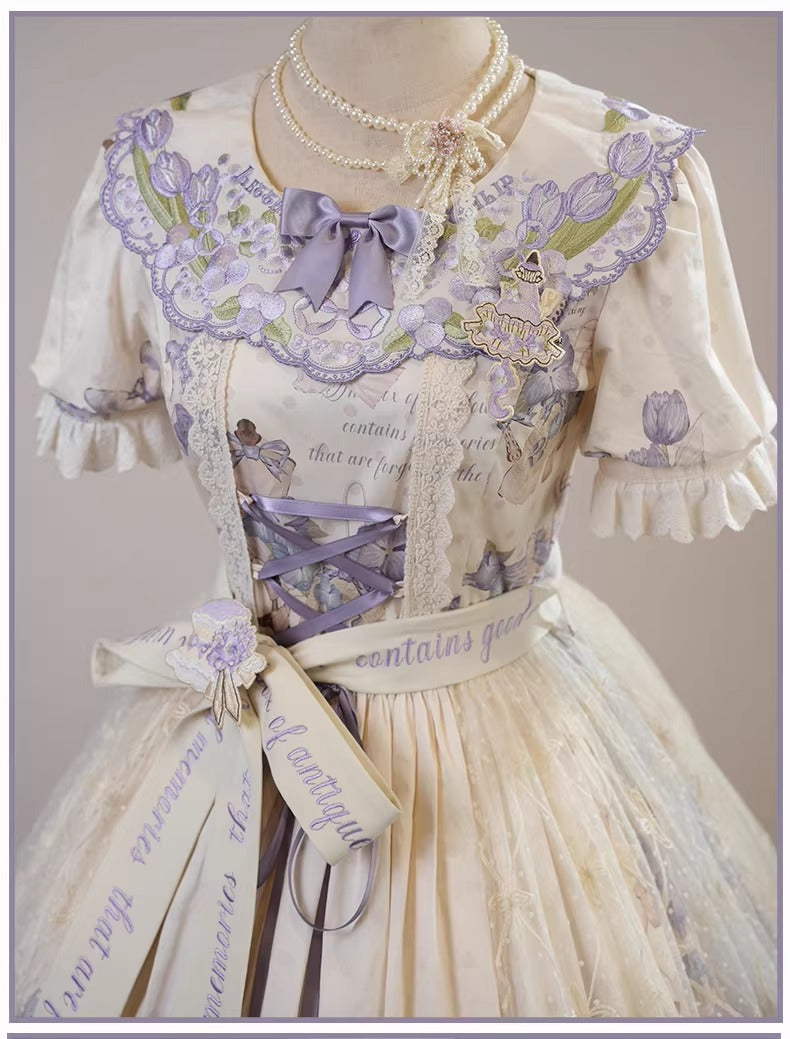 【受注予約~4/13】紫藤回顧録 ワンピース・ブラウス・ベスト【南笙阁】