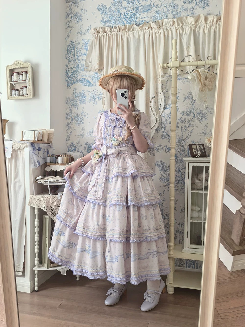 【受注予約~6/11】Blossom Lamb ワンピース(タイプ1)【Miss Point】