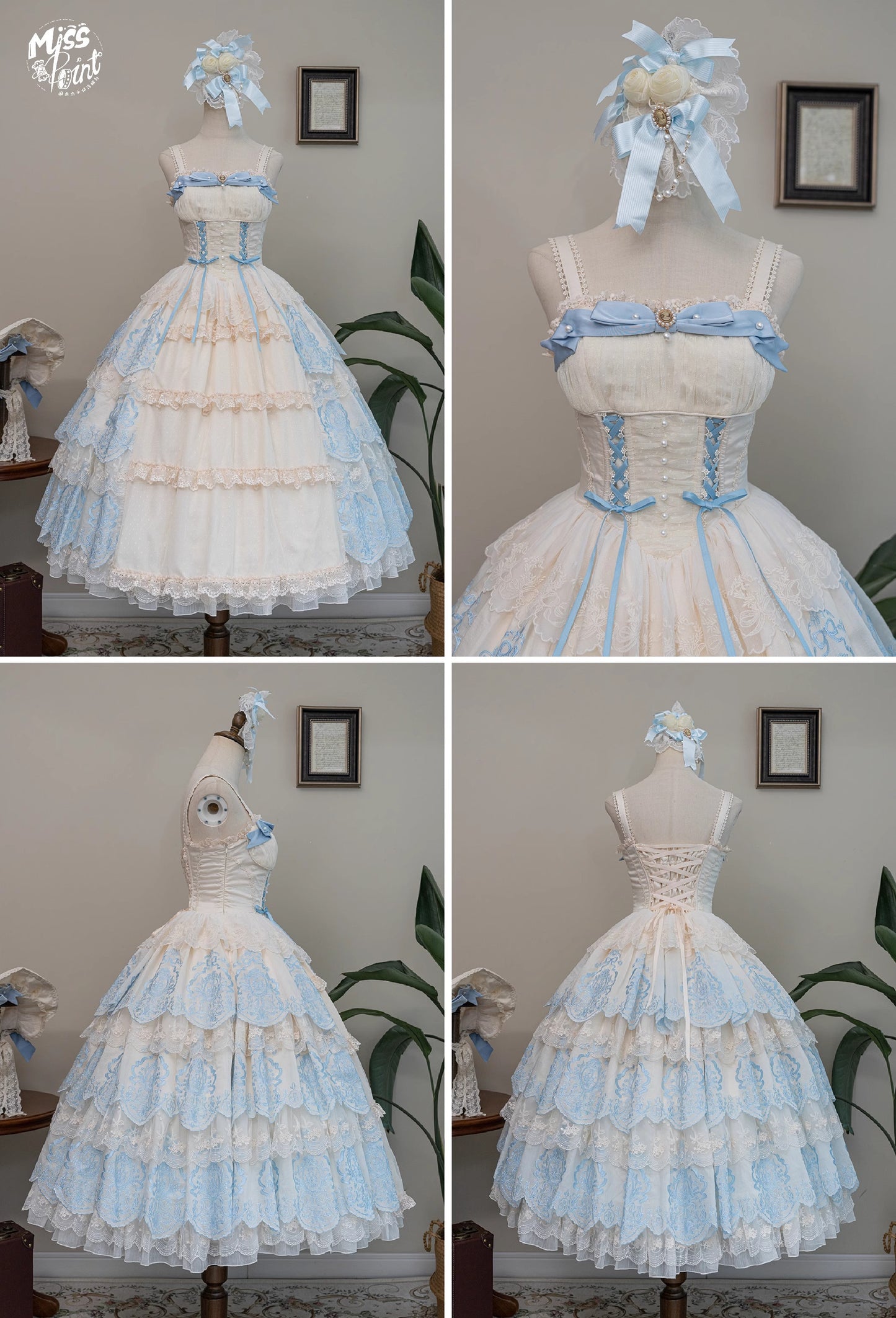 【受注予約~9/25】Point Gardens ジャンパースカート【Miss Point】