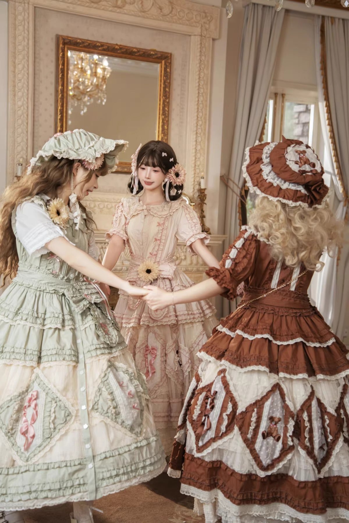 【受注予約~3/18】Rothenburg Bear 4.0 ジャンパースカート(くまあり)【MONO GIRL】