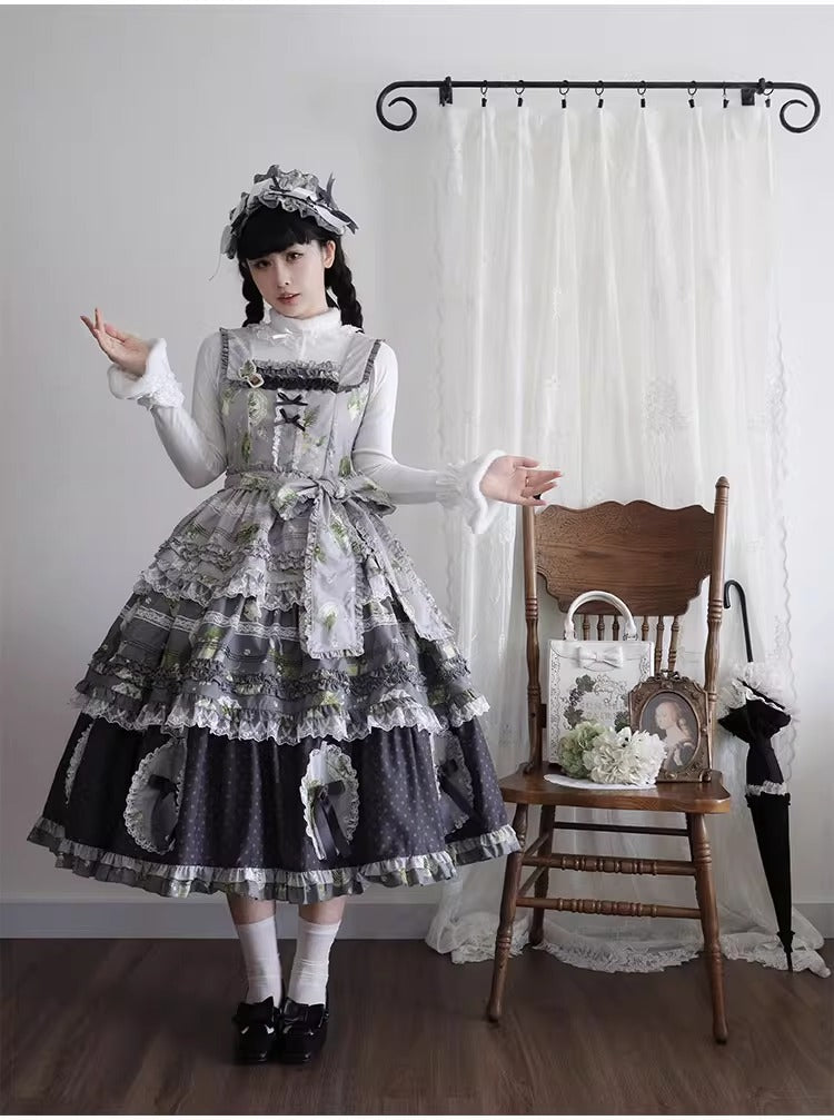 【受注予約~11/20】Pinegrass ジャンパースカート【梅子】