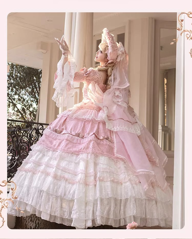 【受注予約~3/19】DreamRococo フルセット(ロング丈)【Dream Lolita】