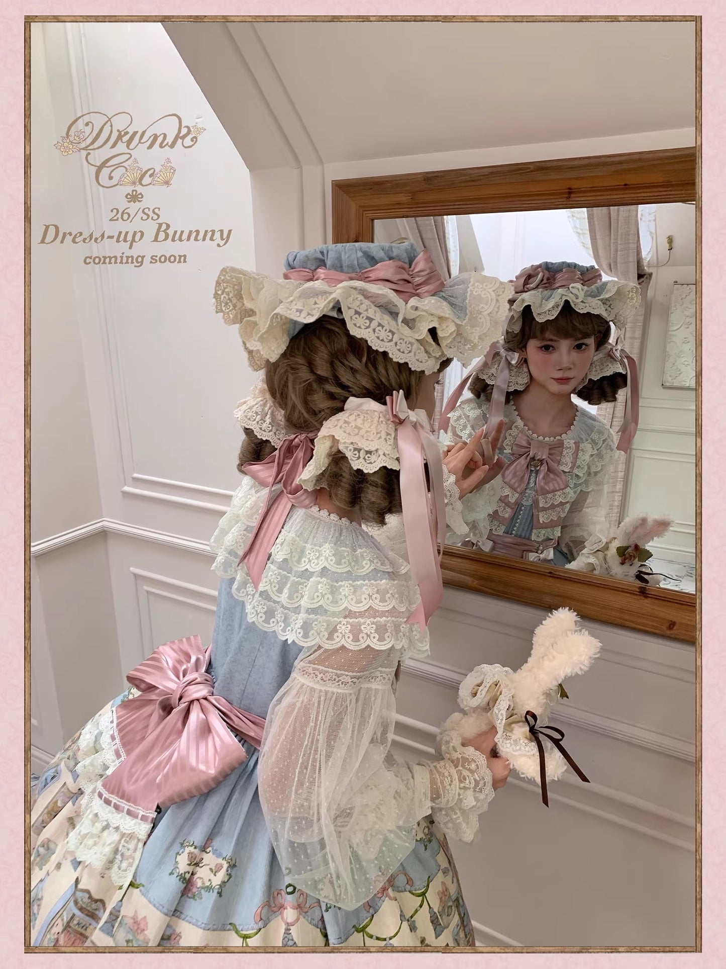 【受注予約~3/12】DressUp Bunny ワンピース【Drunk Coco】