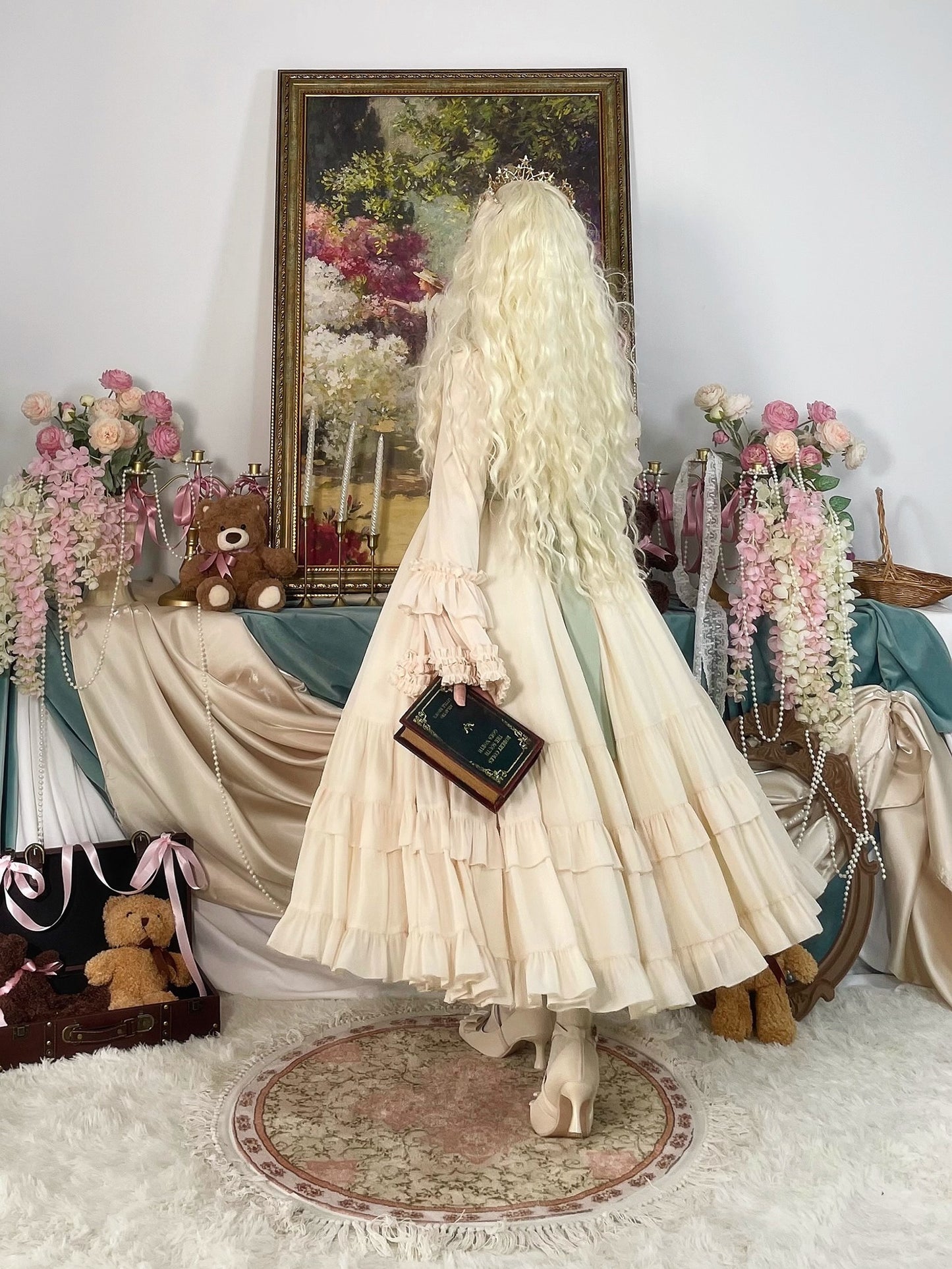 【受注予約~9/25】Princess of Windsor ワンピース・姫袖(ロング丈)【Little Dipper】