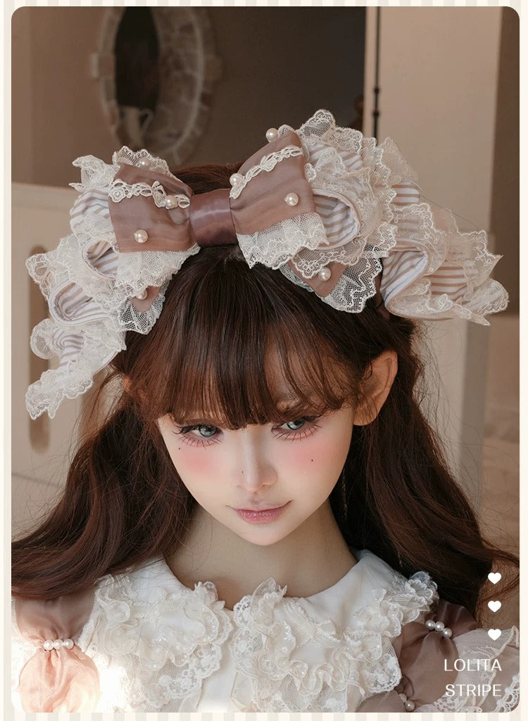 【受注予約~8/3】Striped Maiden アクセサリー【花与珍珠匣】