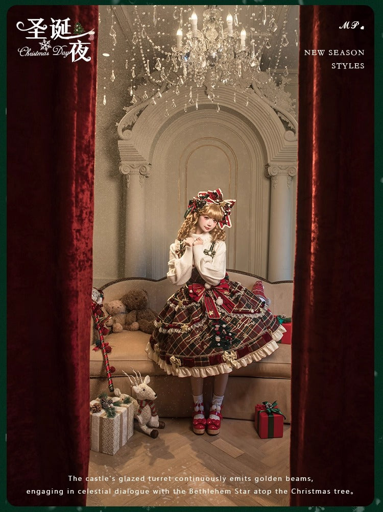 【受注予約~10/28】Christmas Eve ワンピース・ジャンパースカート【花与珍珠匣】