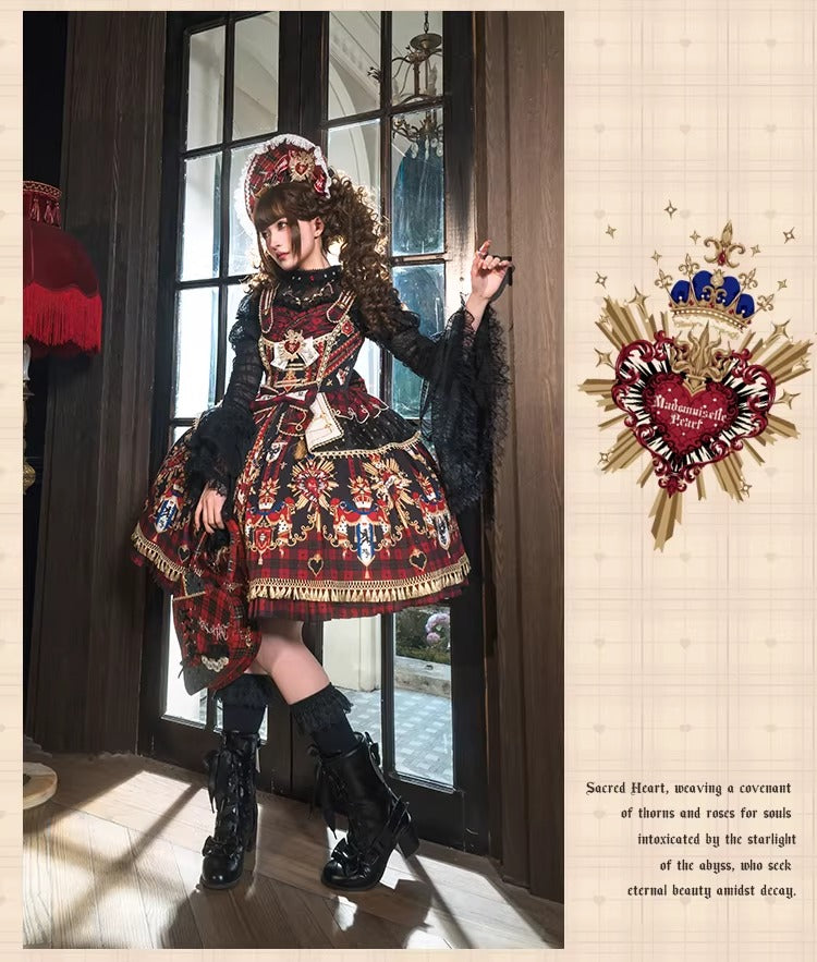 【受注予約~3/18】Sacred Heart ジャンパースカート・インナートップス【花与珍珠匣】