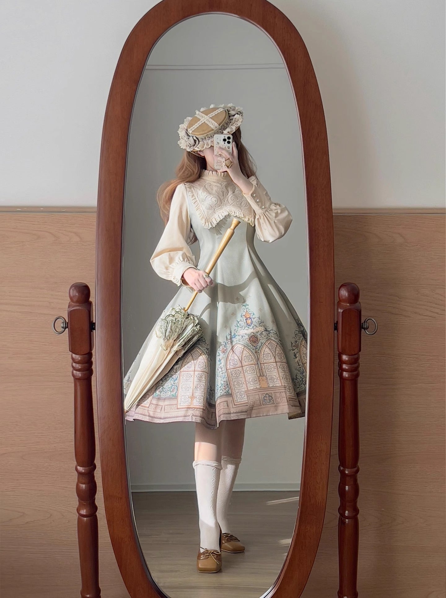 【受注予約~12/10】花窓賛歌 ワンピース【Avenue d'Enfer】