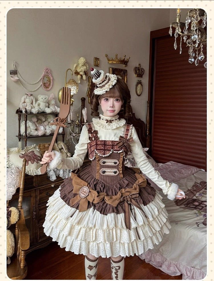 [Pre-orders until October 9th] Hazelnut Cocoa Dress/Jumper Skirt [Doujingo]