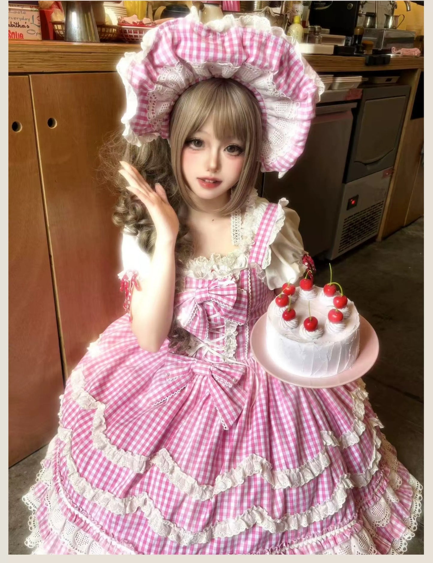 Plaid Baileys ジャンパースカート・フルセット【TaTaTa Lolita】