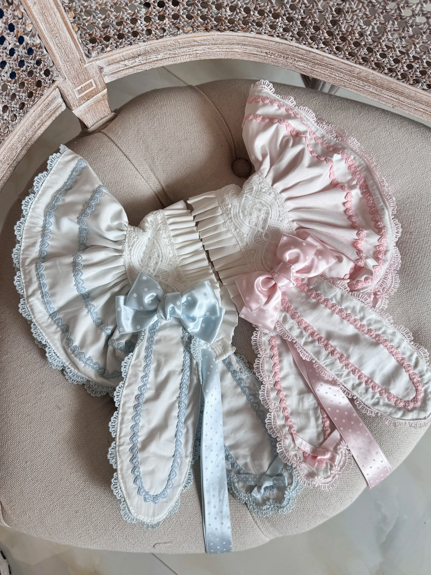 うさ耳ボンネット【妹抖手作工作屋】