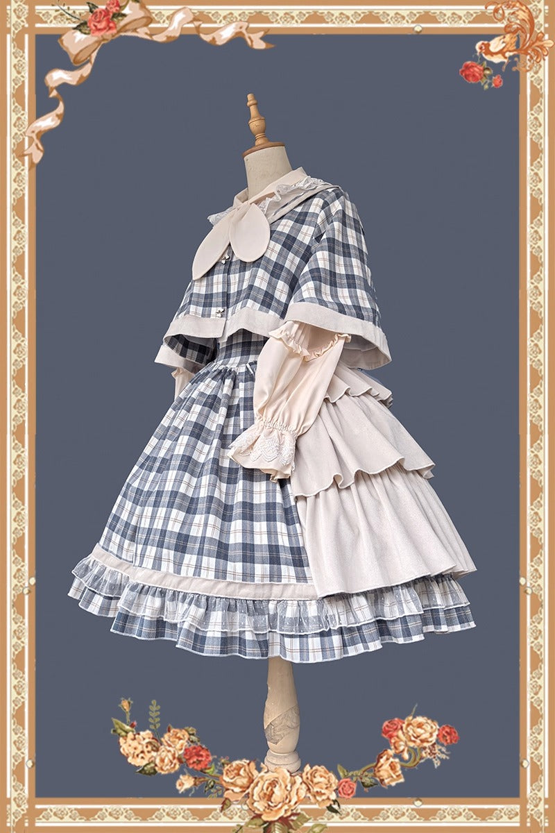 Morning Tune ケープ付きジャンパースカート【Infanta】